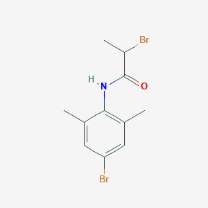 molecular formula C11H13Br2NO B8516445 2-bromo-N-(4-bromo-2,6-dimethylphenyl)propionamide 