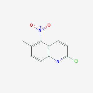 2-Chloro-6-methyl-5-nitroquinoline