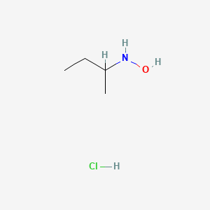 molecular formula C4H12ClNO B8516510 N-Hydroxy-sec-butylammonium chloride CAS No. 79089-13-7