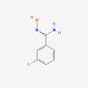 molecular formula C7H7IN2O B8516534 3-Iodo-N-hydroxy-benzamidine CAS No. 453565-59-8