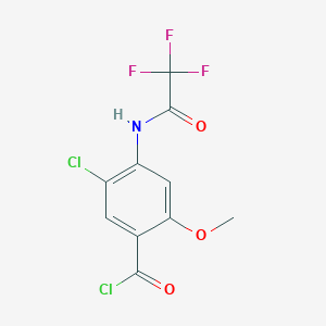 5-Chloro-2-methoxy-4-(2,2,2-trifluoroacetamido)benzoyl chloride