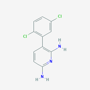 3-(2,5-Dichlorophenyl)pyridine-2,6-diamine