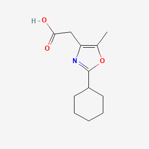 (2-Cyclohexyl-5-methyl-oxazol-4-yl)-acetic acid