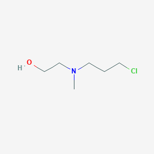 molecular formula C6H14ClNO B8516605 2-[(3-Chloro-propyl)-methyl-amino]-ethanol 