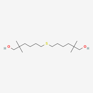 molecular formula C16H34O2S B8516621 1-Hexanol, 6,6'-thiobis[2,2-dimethyl- CAS No. 412934-88-4