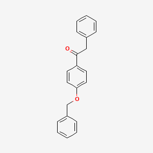 molecular formula C21H18O2 B8516646 Benzyl 4-Benzyloxyphenyl Ketone 