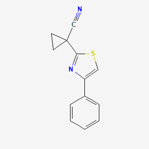 1-(4-Phenylthiazol-2-yl)cyclopropanecarbonitrile