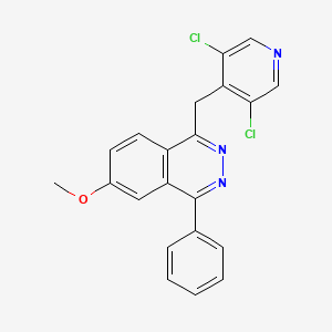 1-(3,5-Dichloro-pyridin-4-ylmethyl)-6-methoxy-4-phenyl-phthalazine