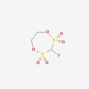 molecular formula C3H5FO6S2 B8516713 Ethylene fluoromethanedisulfonate 