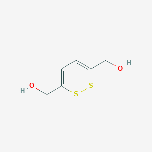 molecular formula C6H8O2S2 B8516843 [6-(Hydroxymethyl)dithiin-3-yl]methanol CAS No. 155698-98-9