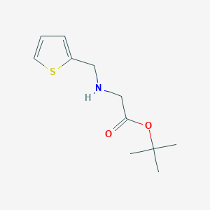 molecular formula C11H17NO2S B8516876 [(Thiophen-2-ylmethyl)-amino]-acetic acid tert-butyl ester 