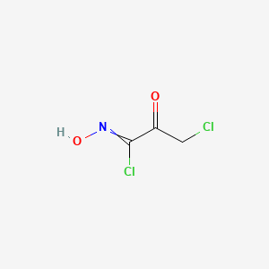 molecular formula C3H3Cl2NO2 B8516913 3-chloro-N-hydroxy-2-oxopropanimidoyl chloride 