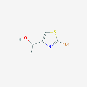 molecular formula C5H6BrNOS B8516947 1-(2-Bromo-1,3-thiazol-4-yl)ethanol 