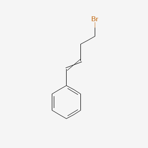 molecular formula C10H11Br B8516977 4-Phenyl-3-buten-1-yl-bromide CAS No. 5558-00-9