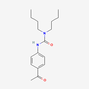 B8516998 Urea, N'-(4-acetylphenyl)-N,N-dibutyl- CAS No. 86781-35-3