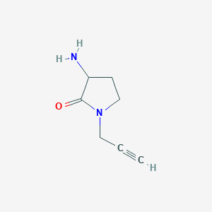 3-Amino-1-prop-2-ynylpyrrolidin-2-one