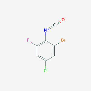 1-Bromo-5-chloro-3-fluoro-2-isocyanatobenzene