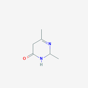 molecular formula C6H10N2O B8517198 2,6-dimethyl-2,5-dihydro-3H-pyrimidin-4-one 