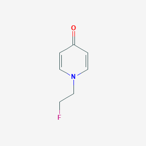 molecular formula C7H8FNO B8517222 1-(2-Fluoroethyl)-4-pyridone 