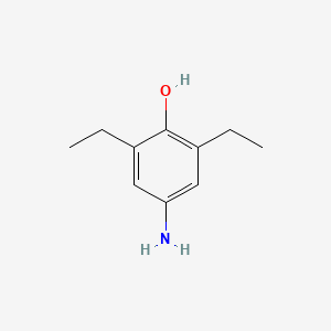 molecular formula C10H15NO B8517272 4-Amino-2,6-diethylphenol 