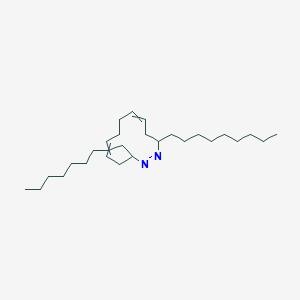 molecular formula C28H52N2 B8517285 (1Z)-3,12-Dinonyl-1,2-diazacyclododeca-1,5,9-triene CAS No. 70927-51-4