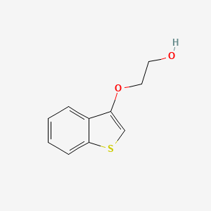 molecular formula C10H10O2S B8517342 2-(1-Benzothien-3-yloxy)ethanol CAS No. 313656-72-3
