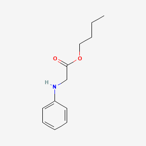 molecular formula C12H17NO2 B8517355 Phenylglycine butyl ester 