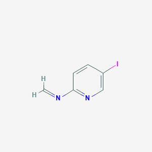 molecular formula C6H5IN2 B8517395 (5-Iodopyridin-2-yl)-methylene-amine 