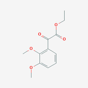 molecular formula C12H14O5 B8517423 Ethyl 2-(2,3-dimethoxyphenyl)-2-oxoacetate 