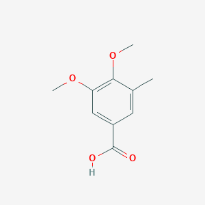 molecular formula C10H12O4 B8517452 3,4-Dimethoxy-5-methylbenzoic acid CAS No. 80547-77-9