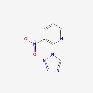 3-Nitro-2-(1H-1,2,4-triazol-1yl)pyridine