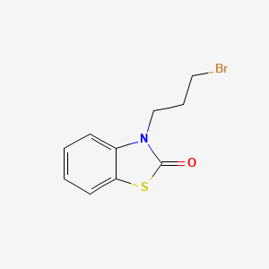 molecular formula C10H10BrNOS B8517501 3-(3-bromopropyl)-2(3H)-benzothiazolone 
