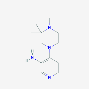 4-(3,3,4-Trimethylpiperazin-1-yl)pyridin-3-amine