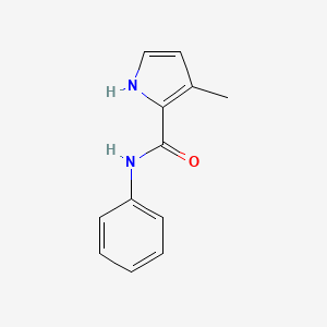molecular formula C12H12N2O B8517630 3-methyl-N-phenyl-1H-pyrrole-2-carboxamide 