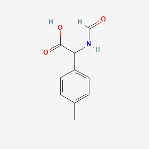 molecular formula C10H11NO3 B8517751 2-Formylamino-2-(4-methylphenyl)acetic acid 