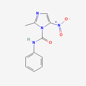 1-Phenylcarbamoyl-2-methyl-5-nitroimidazole