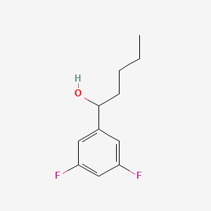 molecular formula C11H14F2O B8517776 1-(3,5-Difluorophenyl)pentan-1-ol 