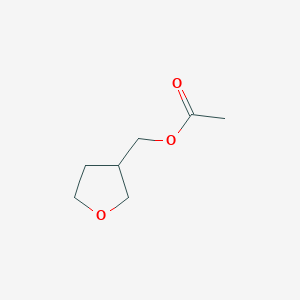 molecular formula C7H12O3 B8517784 3-(Acetoxymethyl)tetrahydrofuran 