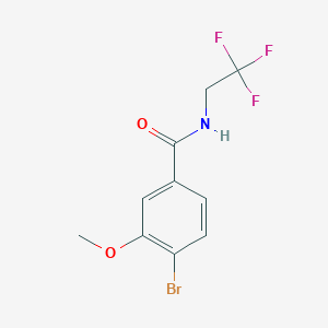 4-bromo-3-methoxy-N-(2,2,2-trifluoroethyl)benzamide