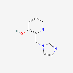 molecular formula C9H9N3O B8517831 2-(Imidazol-1-ylmethyl)-3-hydroxypyridine 