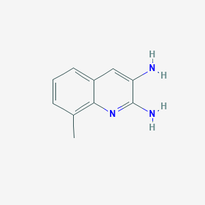 molecular formula C10H11N3 B8517859 2,3-Diamino-8-methylquinoline 