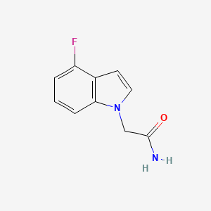 2-(4-fluoro-1H-indol-1-yl)acetamide