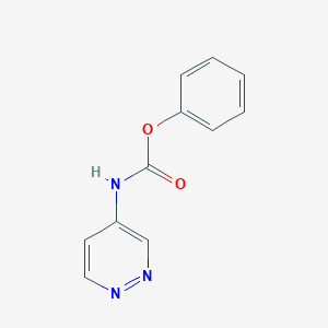 molecular formula C11H9N3O2 B8517867 Phenyl pyridazin-4-ylcarbamate 
