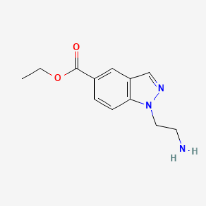 ethyl 1-(2-aminoethyl)-1H-indazole-5-carboxylate