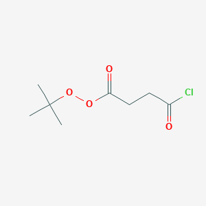 molecular formula C8H13ClO4 B8517900 tert-Butyl 4-chloro-4-oxobutaneperoxoate CAS No. 28839-26-1
