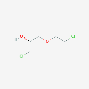 molecular formula C5H10Cl2O2 B8517928 (r)-1-Chloro-3-(2-chloroethoxy)propan-2-ol CAS No. 934346-53-9