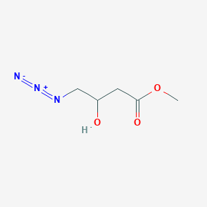 molecular formula C5H9N3O3 B8517945 Methyl 4-azido-3-hydroxybutyrate 