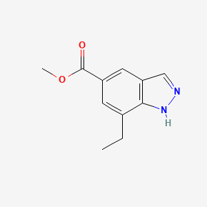 methyl 7-ethyl-1H-indazole-5-carboxylate