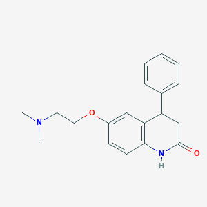 6-[2-(Dimethylamino)ethoxy]-4-phenyl-3,4-dihydroquinolin-2(1H)-one