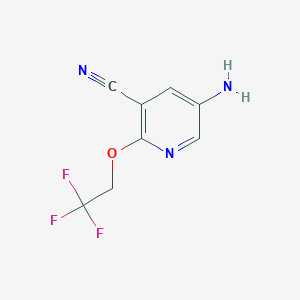 5-Amino-2-(2,2,2-trifluoroethoxy)nicotinonitrile